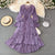 Bjlxn Holiday Style Ankle Length Long Dresses Women  Spring New V Neck Puff Sleeve Lace Elegant Evening Party Summer Dress