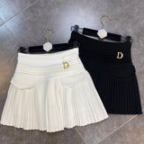 Spring Summer New Arrivals High Waist Short Mini Pleated Skirt Streetwear Women GA309