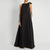 New Female Summer Casual Black Lace Up Asymmetric Loose Sleeveless Long Fitness Maxi Elegant Dress for Women