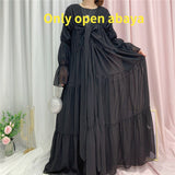 Muslim Abaya Dress Abayas Women Hijab Dubai Turkey Islam Morocco Black Kaftan Robe Party Musulmane Vestidos Largos Ramadan