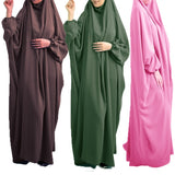 Bjlxn Ramadan Turkey Muslim Women Hijab Dress Abaya Hooded Prayer Garment Long Khimar Jilbab Burka Eid Abayas Gown Islam Niqab Kaftan