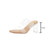 ZA Transparent High Heels Sandals Elegant Women Shoes News Summer Fashion Party  Comfortable PVC Pumps Female Shoes Size 32-44