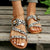 Fashion Leopard Print Flat Slippers for Women Casual Summer Beach Flip Flops Sandals Woman Buckle Slip On Soft Slides Plus Size