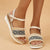 Bohemian Style Printed Wedge Sandals for Women Summer 2023 Non Slip Platform Shoes Woman Lightweight Casual Gladiator Sandalias