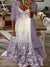 Elegant Dress Floral Print 2 Piece Sets Office Lady O-Neck Sleeveless Summer Dress + Women Mesh Transparent Coat Dress Robe