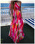 Bjlxn Long Dress Women Y2k Party Dresses High Waist Tie Dye Print Elegant Prom Dress Sexy Work Maxi Beach Vacation Vestidos