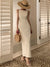 New Women Summer Fashion Spaghetti Strap Sleeveless Sexy Dress Female Elegant Evening Midi Dress