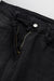 Bjlxn - Black Casual Street Solid Patchwork High Waist Denim Jeans