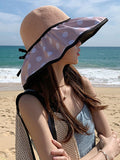 Bjlxn - Original Sun Protection Polka-Dot Fisherman Hat