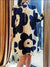 Women's Casual Dress Shift Dress Print Dress Floral Print Stand Collar Mini Dress Active Fashion Outdoor Daily Long Sleeve Regular Fit Blue Spring Fall S M L XL XXL