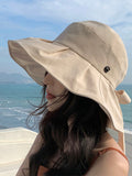 Bjlxn - Sun-Protection Foldable Wide Side Hats&Caps