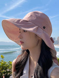 Bjlxn - Sun-Protection Foldable Wide Side Hats&Caps