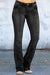Bjlxn - Black Casual Street Solid Solid Color Skinny Denim Jeans