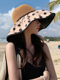 Bjlxn - Original Sun Protection Polka-Dot Fisherman Hat