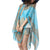 Summer Woman Chiffon Fabala Flower Shawl Loose Cover Ups Long Sleeve Shirts Thin Plus Size Scarf Blouses Sun Protection Shawl