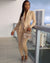 New Women Winter Women's Set Tracksuit Full Sleeve Ruffles Blazers Pencil Pants Suit Two Piece Set Office Lady Outfits Uniform - Bjlxn