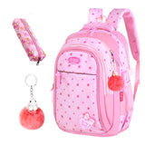 Cute Girls School Bags Children Primary Backpack Stars Print Princess Schoolbag Cute Bowknot Kids Bookbags Mochila Escolar