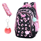 Cute Girls School Bags Children Primary Backpack Stars Print Princess Schoolbag Cute Bowknot Kids Bookbags Mochila Escolar