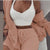 Three Piece Sexy Fluffy Outfits Plush Velvet Hooded Cardigan Coat+Shorts+Crop Top Women Tracksuit Sets Casual Sports Sweatshirt - Bjlxn