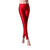 Women Shiny Gym Pants Fitness Leggings Candy Color Ankle Length Trousers Solid Fluorescent Spandex Elastic New Bottom